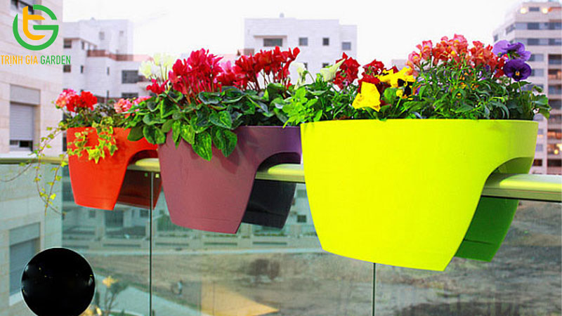 5 mẫu khay nhựa trồng cây treo tường, ban công đẹp và giá rẻ 10 5 mẫu khay nhựa trồng cây treo tường, ban công đẹp và giá rẻ